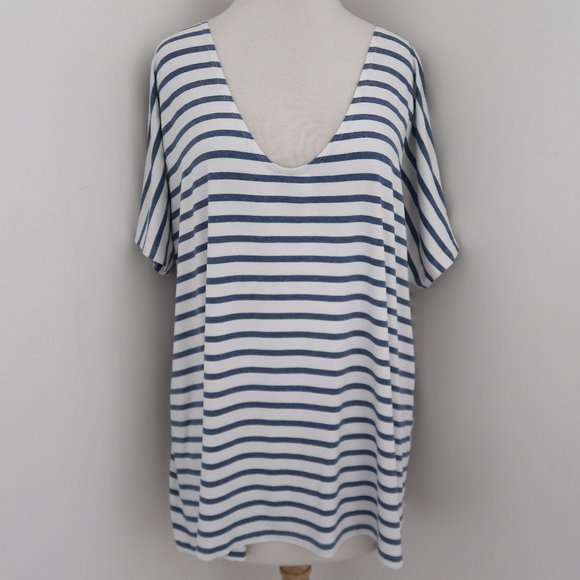 HATCH striped Perfect Vee Tee shirt top maternity - Picture 2 of 6